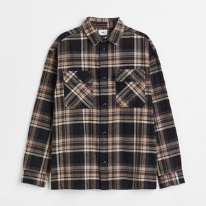 New H&M Men Flannel Size XL